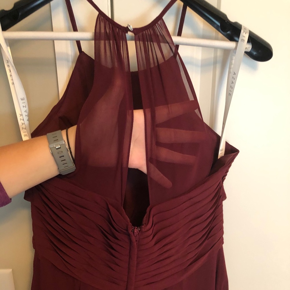Beautiful merlot colored floor length gown. EUC